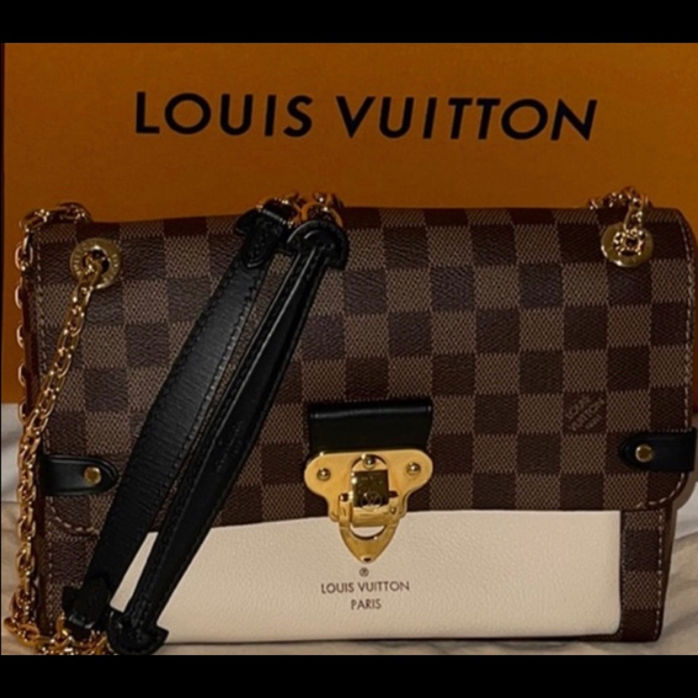 Louis Vuitton Damier Ebene Vavin Crème PM